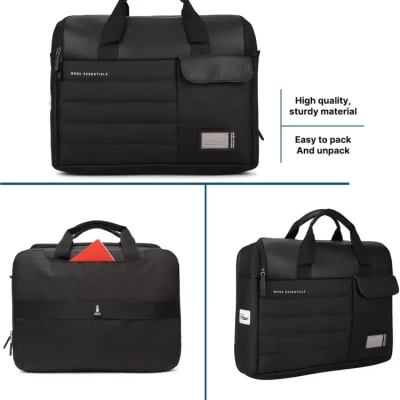 Uppercase   Messenger Bag Black  Office bag