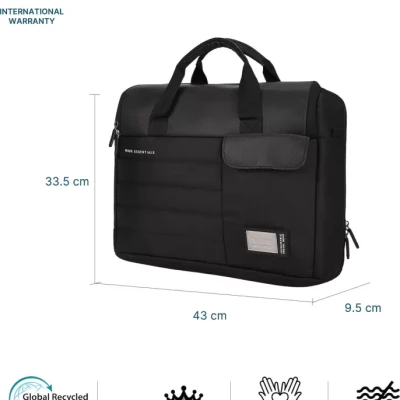 Uppercase   Messenger Bag Black  Office bag