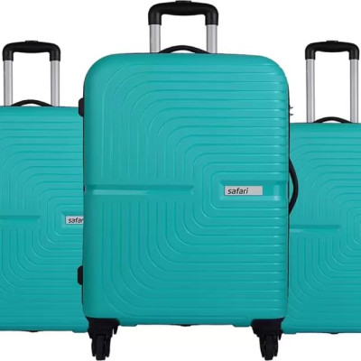 Safari Hard Trolley Luggage Bags Set of 3 ECLIPS