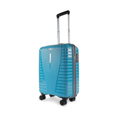 Aristocrat Airpro 55 Cms Small Cabin Trolley Bag- Coral Teal Blue