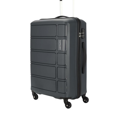 Kamiliant American Tourister Harrier 56 Cms Small Cabin Polypropylene (Pp) Hard Sided 4 Wheeler Spinner Wheels Luggage Suitcase (Grey)