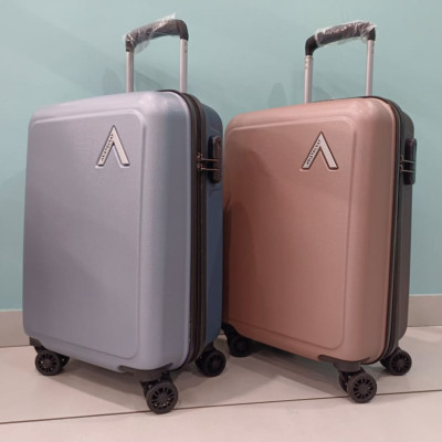 Aristocrat Chromium Cabin 55 cm (Small) – 8 Wheel Hard Case Trolley Bag ASSOTED COLOR