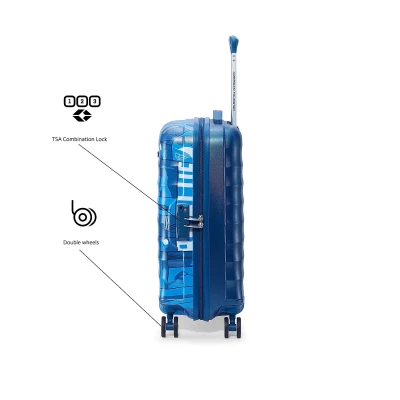American Tourister  Play4Blue Polycarbonate Hard Trolley set of 3